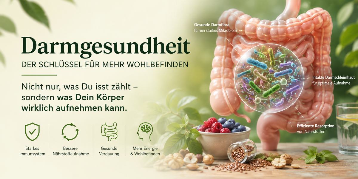 Warum ein gesunder Darm über die Wirkung von Nahrungsergänzungsmitteln entscheidet