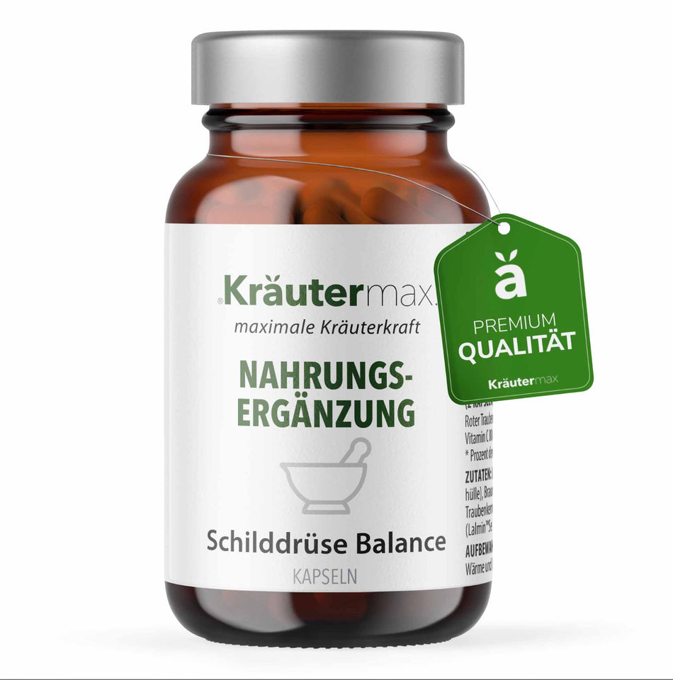 Kräutermax Schilddrüse Komplex Kapseln - 60 Kapseln