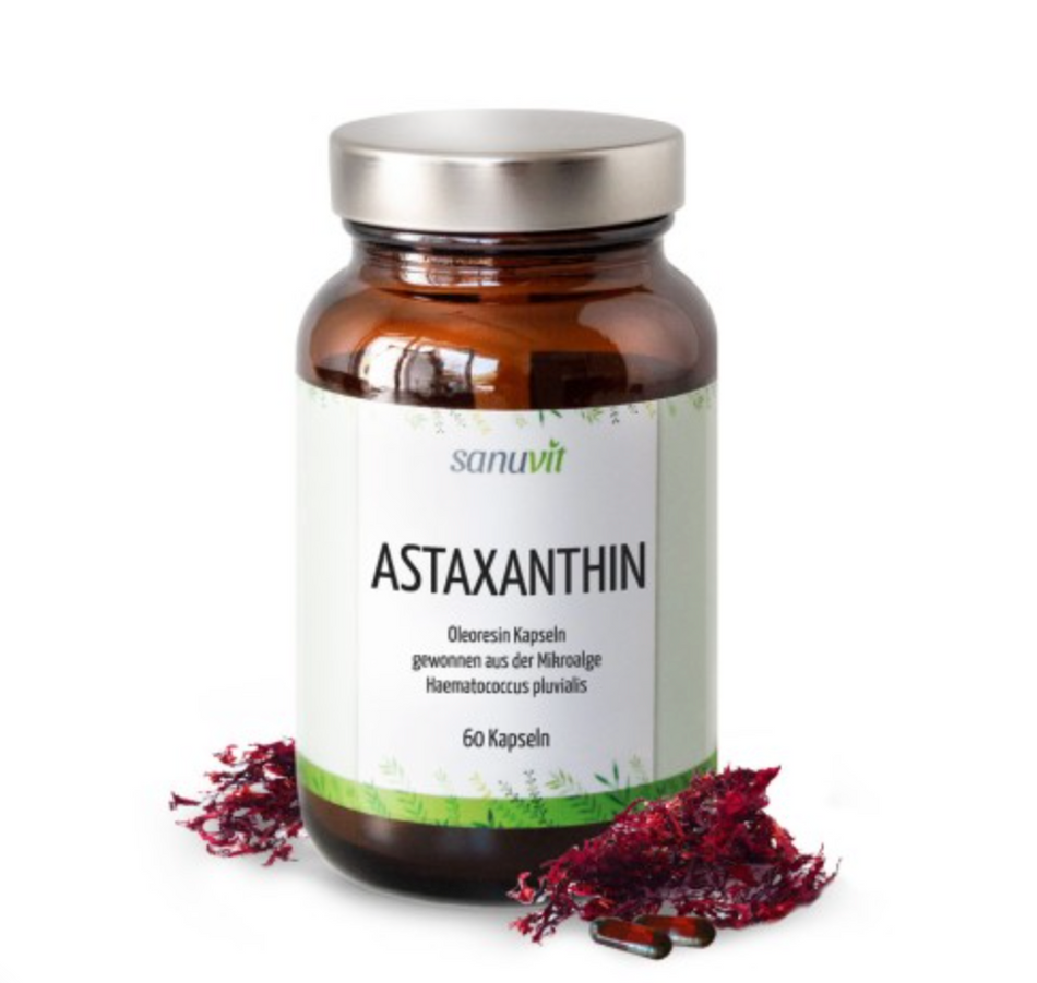Sanuvit Astaxanthin 8 mg – Hochwertiges Carotinoid - 60 Kapseln