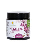 Dose SonnenMoor Lärchenpechsalbe – 50 ml in einer praktischen Dose, die die natürliche Pflege mit Lärchenpech zur Unterstützung der Hautregeneration und Linderung von Hautirritationen zeigt.