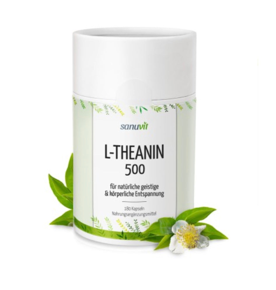L-Theanin und Magnesium Kapseln bieten natürliche Unterstützung für Nerven und Muskeln. Hochwertige Zutaten aus Grünteeblattextrakt und marinem Magnesium.