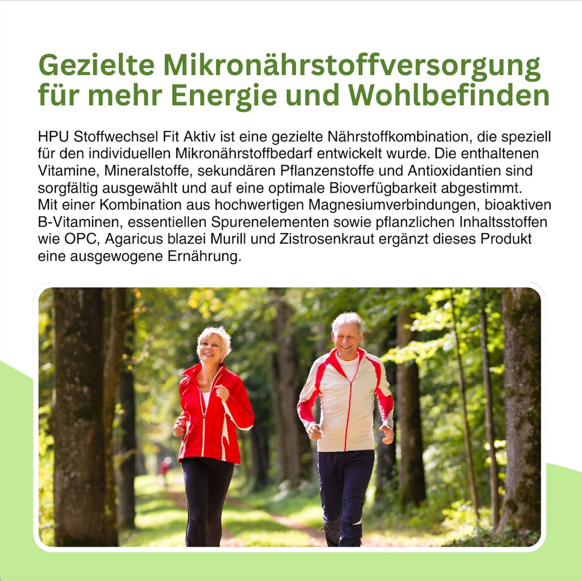 Ganzheitliche Mikronährstoffversorgung bei HPU – mit Taurin, Zistrosenkraut, Agaricus blazei und essenziellen Spurenelementen für den Stoffwechsel.