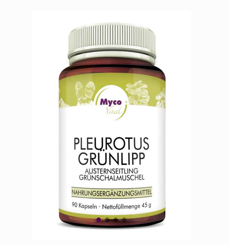 Grünlippmuschel-Kapseln mit Vitalpilz Pleurotus – natürliche Kombination aus Omega-3, Beta-Glucanen und wertvollen Nährstoffen für Ernährung und Balance