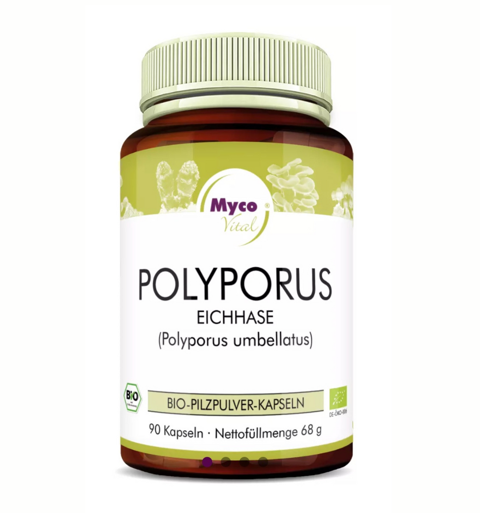 Natuvisan Myco Vital Bio Vitalpilze Polyporus Eichhase 90 Kapseln
