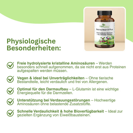 Natuvisan Aminosäuren zur Unterstützung von Muskelaufbau