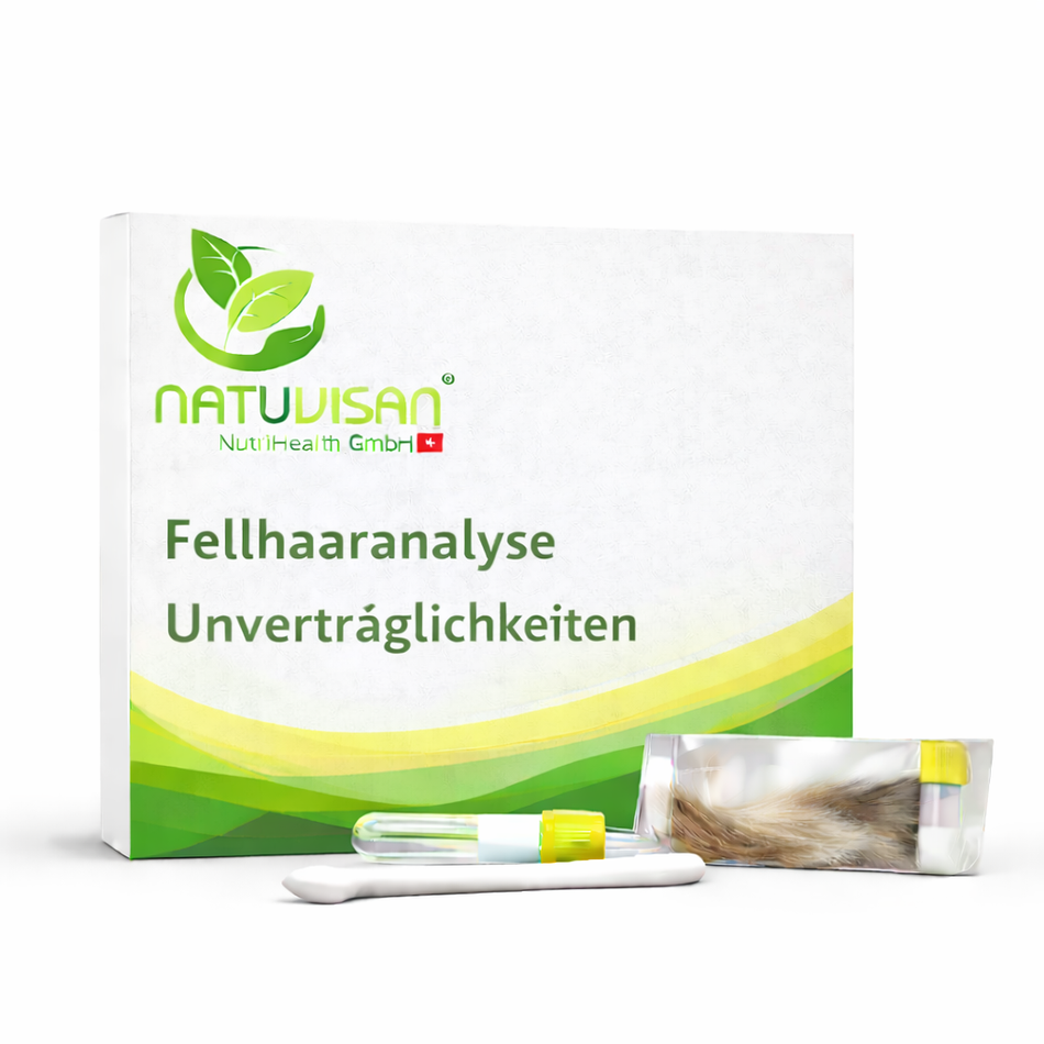 Unverträglichkeitstest Testkit für Hunde, Katzen und Pferde – Fellhaaranalyse 44 Parameter
