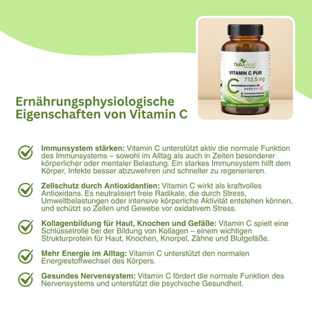 Hochdosiertes Vitamin C für Immunsystem und Zellschutz im Alltag
