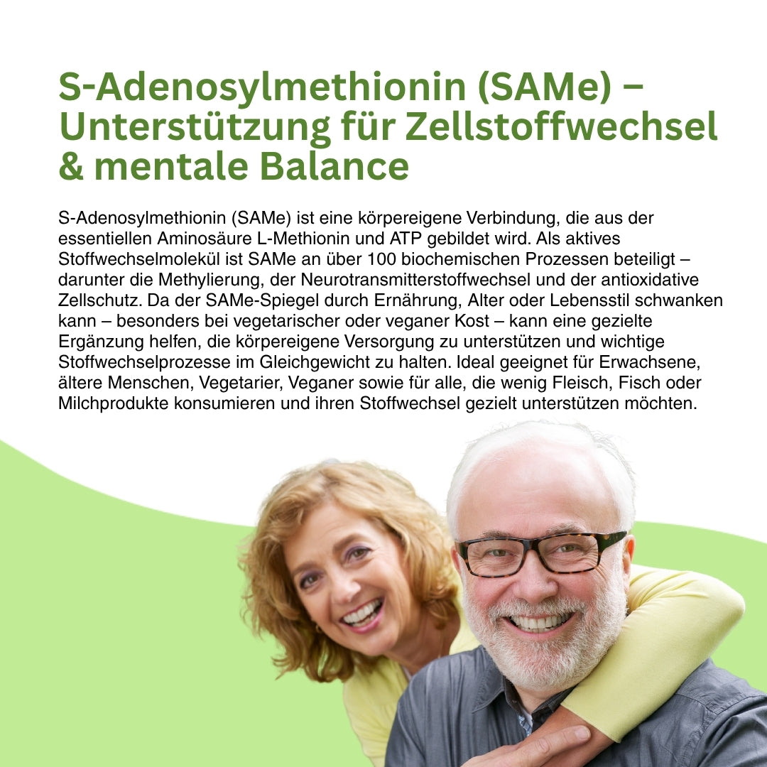 Hochdosiertes SAMe zur Unterstützung von Stimmung und Energie