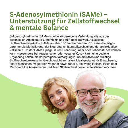 Hochdosiertes SAMe zur Unterstützung von Stimmung und Energie
