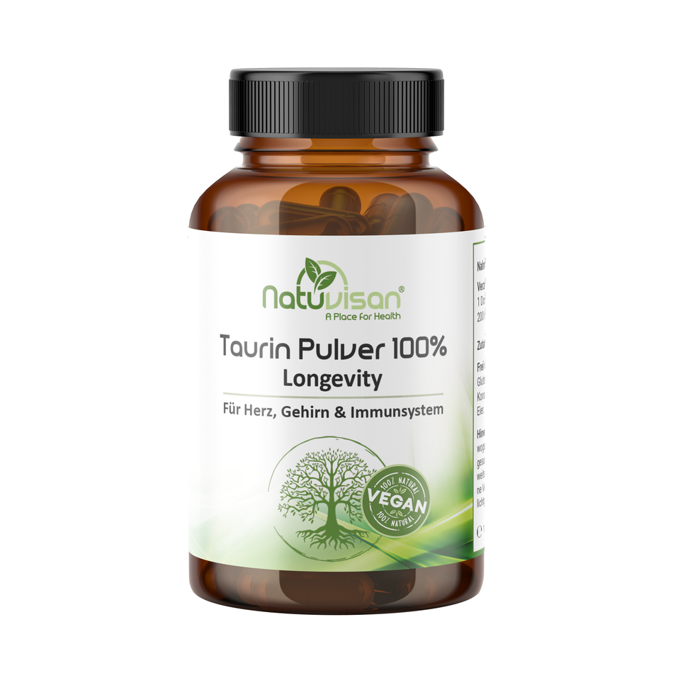 Natuvisan Taurin Pulver mit 1000 mg pro Portion