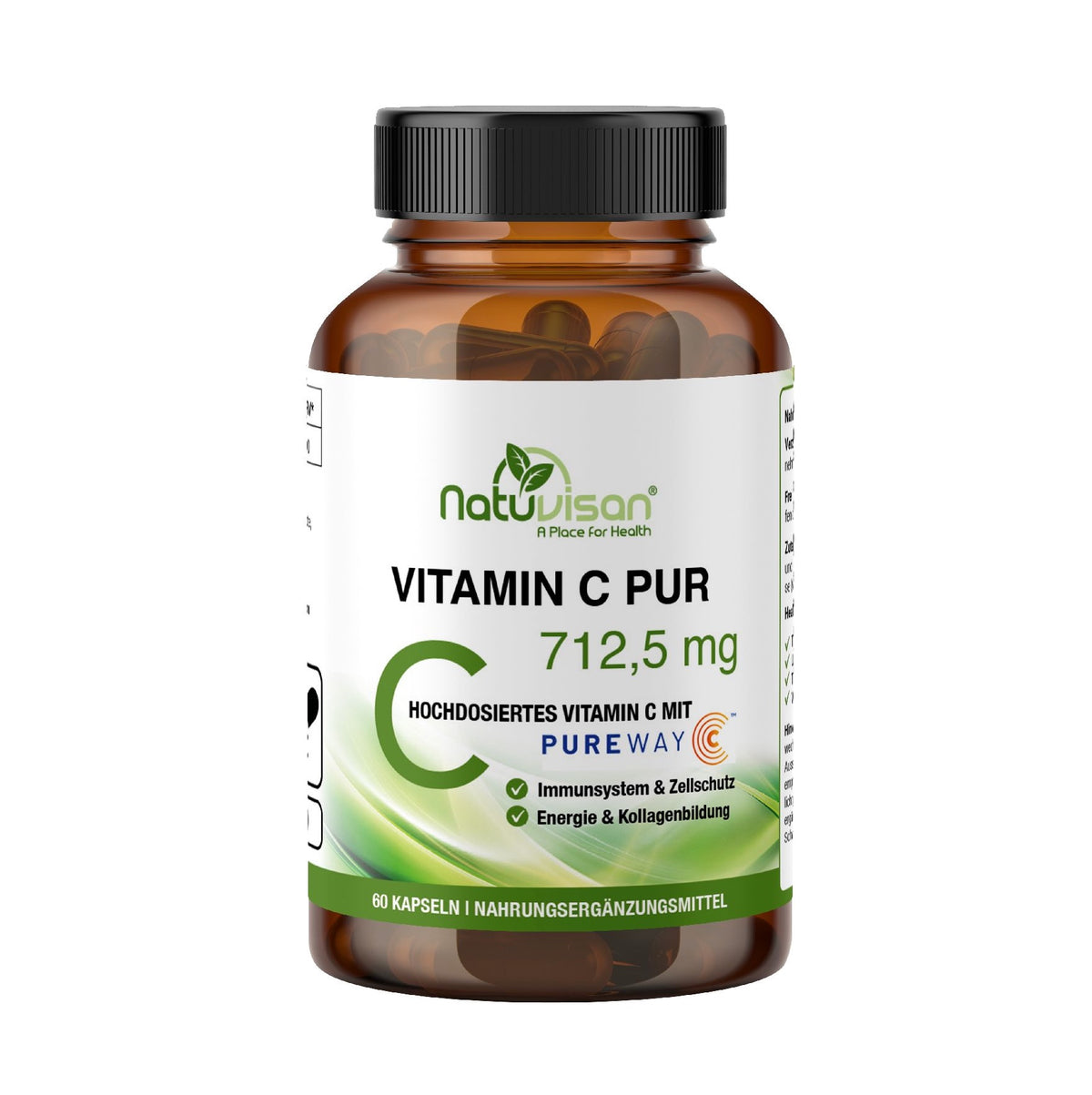 Hochdosiertes Vitamin C mit 712,5 mg und 890 Prozent NRV für Immunsystem