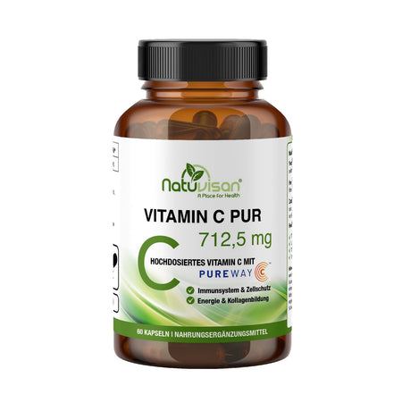 Hochdosiertes Vitamin C mit 712,5 mg und 890 Prozent NRV für Immunsystem