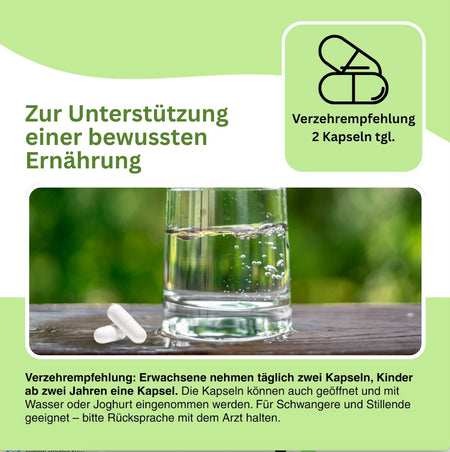 Kapseln für Mikrobiom und Ernährung