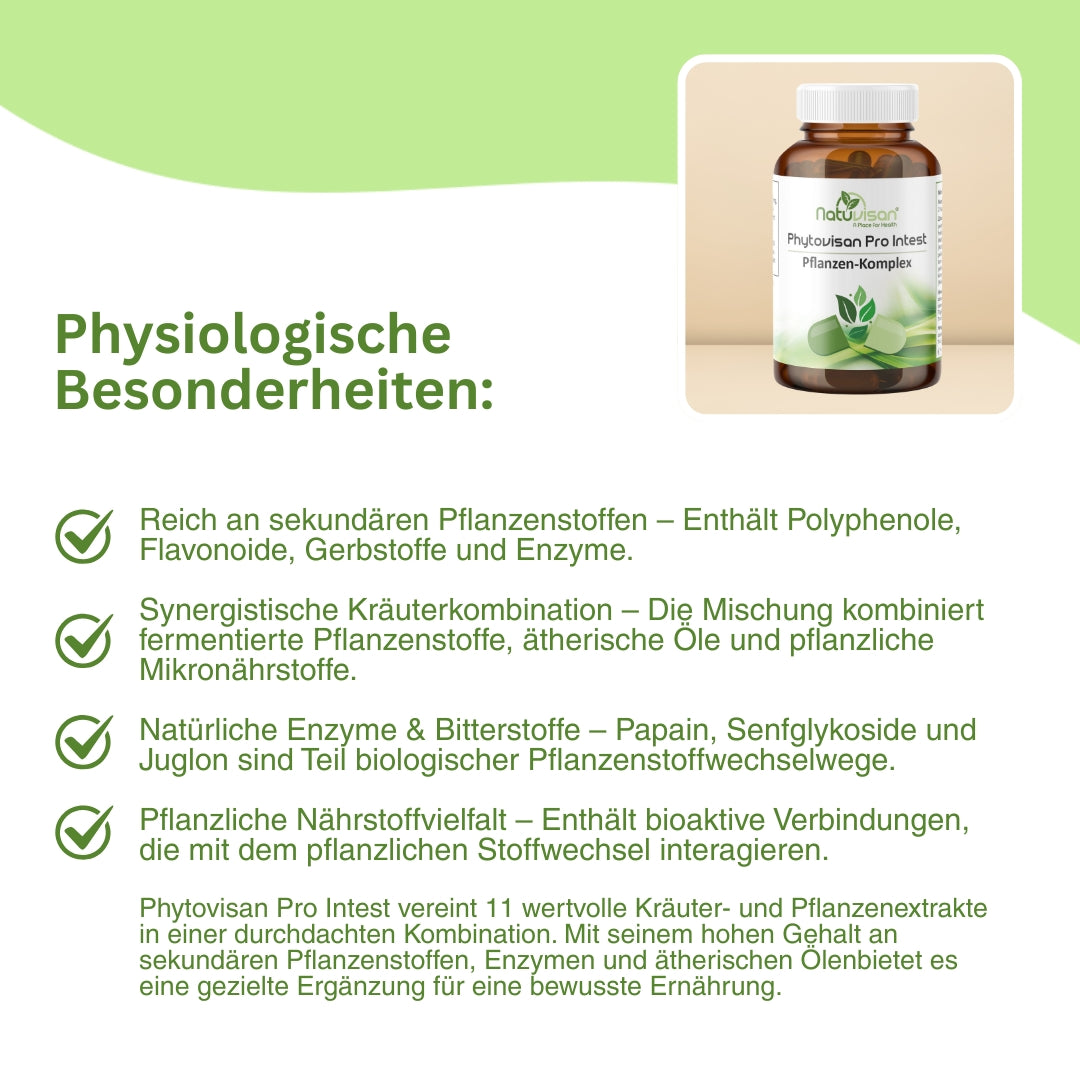 Natuvisan Komplex mit Oregano und Olivenblatt für mikrobielles Gleichgewicht