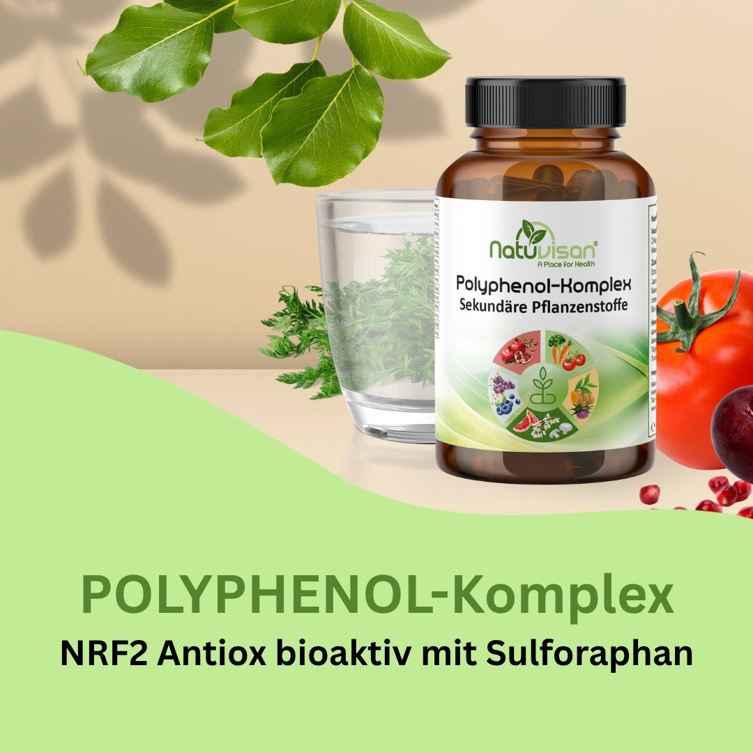 Natuvisan Antioxidantien mit Sulforaphan und Curcumin