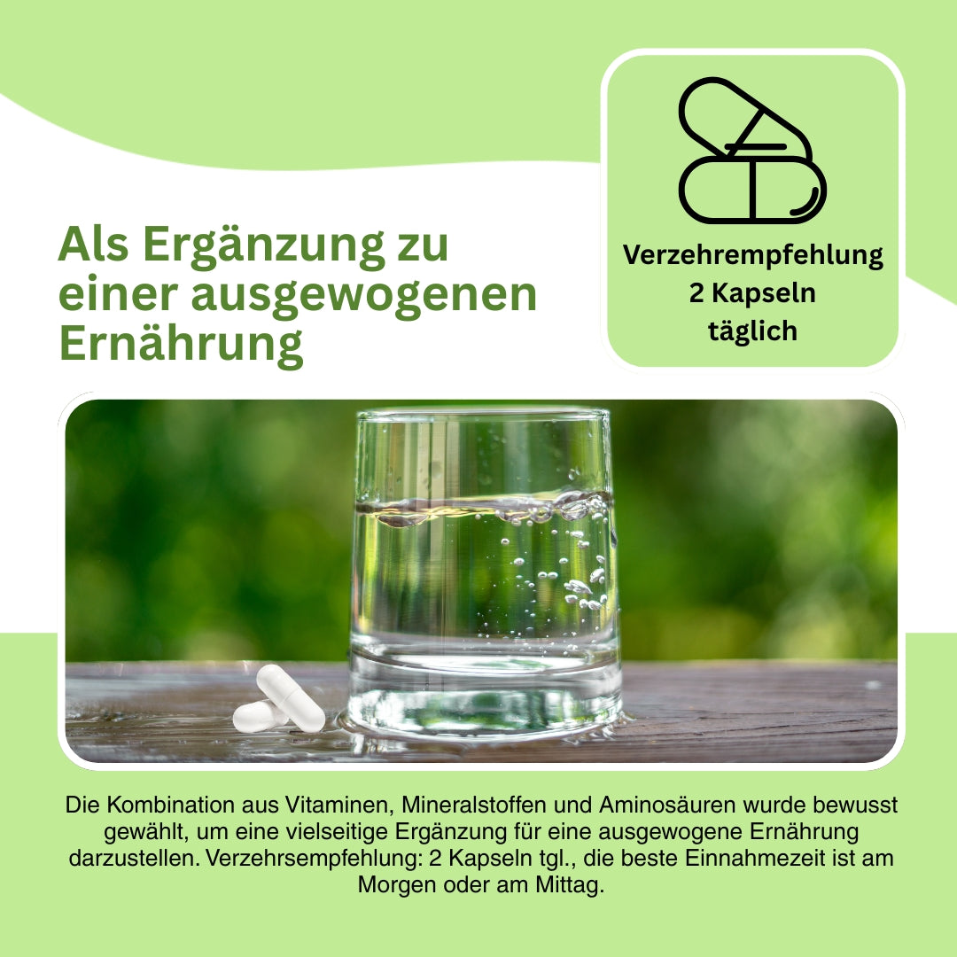 Natuvisan Vitamin und Mineralstoff Komplex für den Alltag