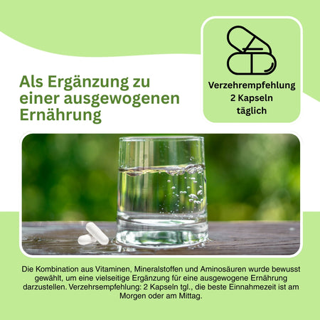Natuvisan Vitamin und Mineralstoff Komplex für den Alltag