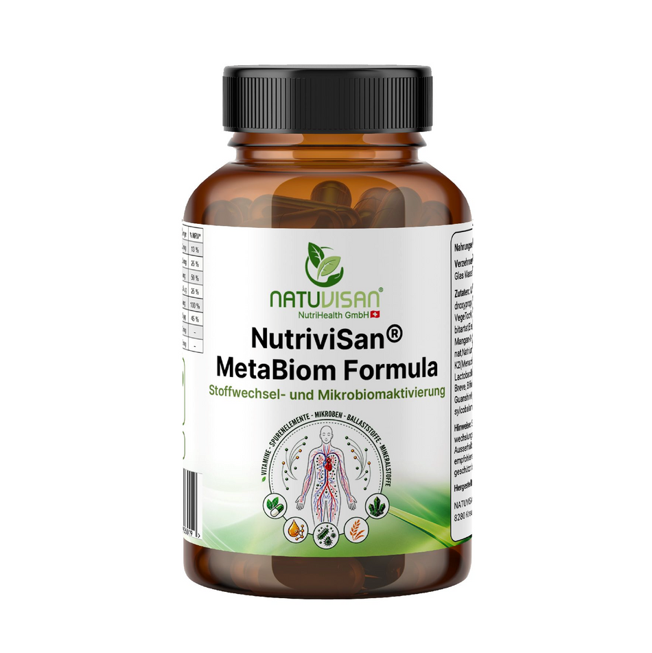 NutriviSan MetaBiom Formula mit Präbiotika, Probiotika und Mikronährstoffen