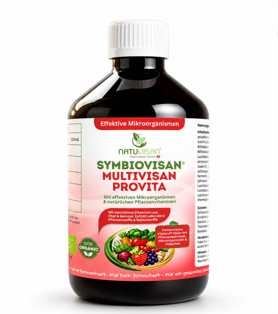 Symbiovisan Bio MultiviSan Provita Vitamine und Mikroben Elixier 500 ml Flasche