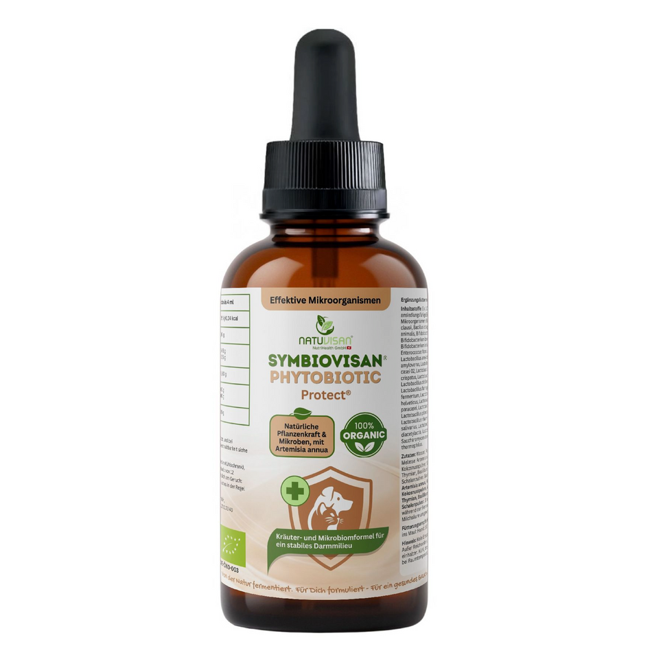 Phytobiotic Protect für Hund und Katze – natürliche Mikrobiom- und Kräuterformel mit Artemisia annua zur Unterstützung eines stabilen Darmmilieus