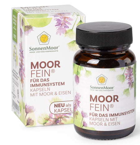 MoorFein Kapseln mit Moorpulver und Eisen von SonnenMoor