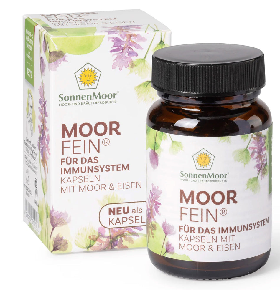MoorFein Kapseln mit Moorpulver und Eisen von SonnenMoor